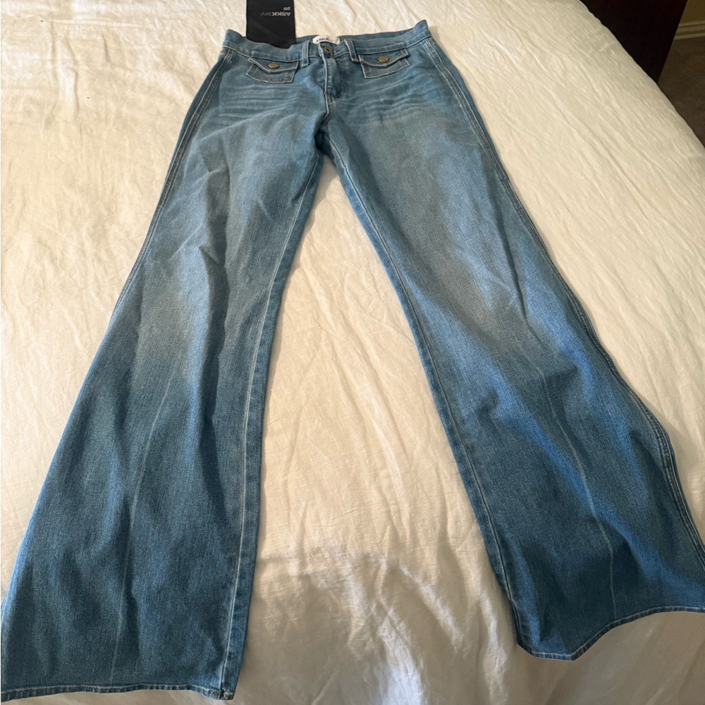 ASKK NY Women's Denim Flare Jeans